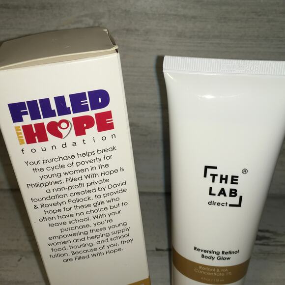 The Lab Direct Reversing Retinol HA Concentrate 1% Body Glow  NEW SEALED 4 oz - Picture 2 of 6